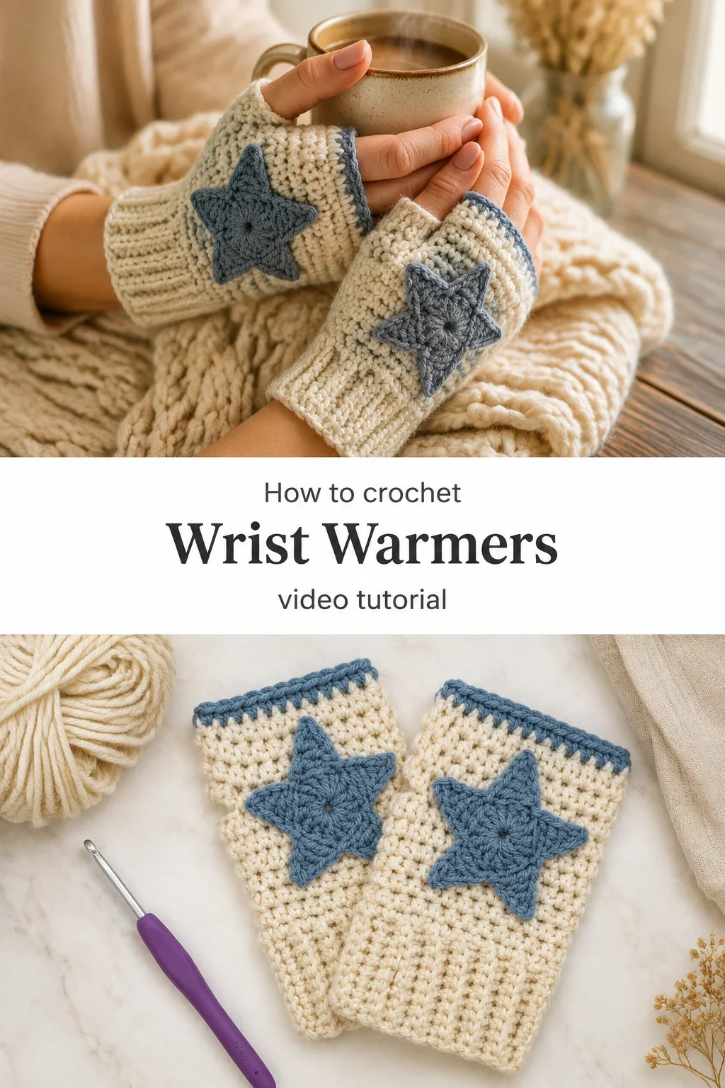 Crochet Wrist Warmers: A Charming Winter Essential