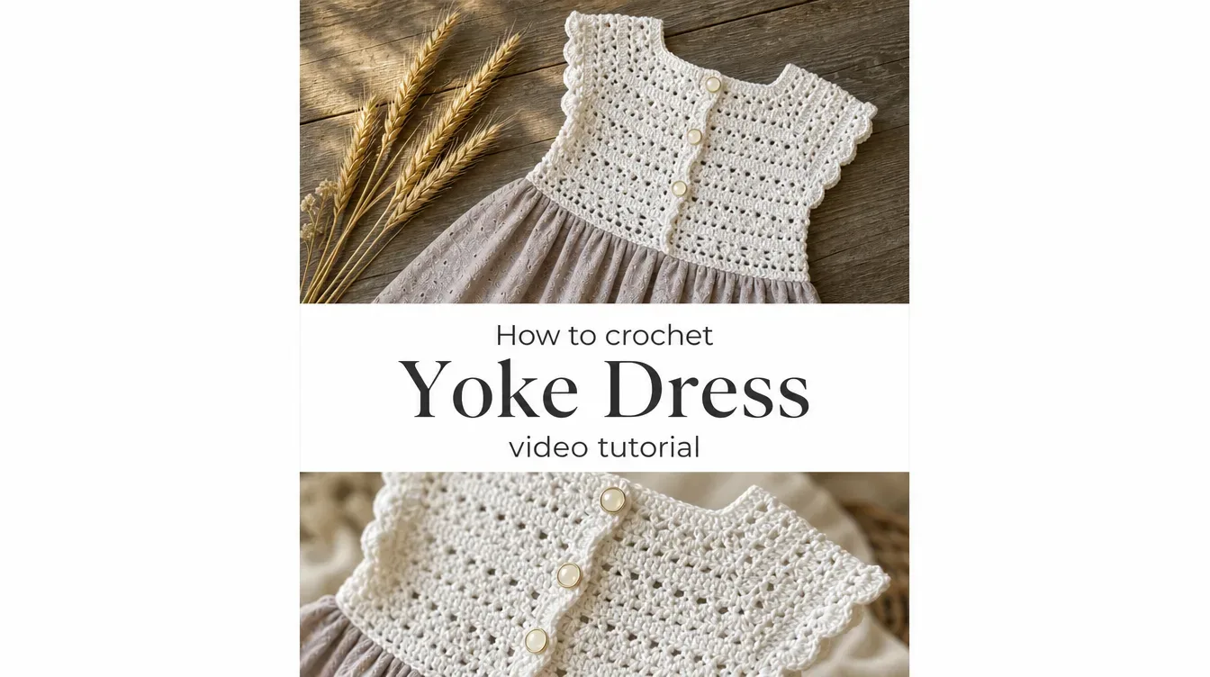 Crochet Yoke Dress: A Delicate Handmade Treasure