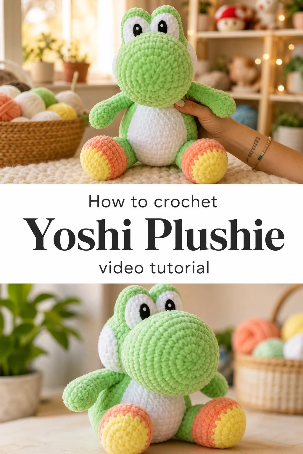 Crochet Yoshi Plushie: A Charming Whimsical Keepsake