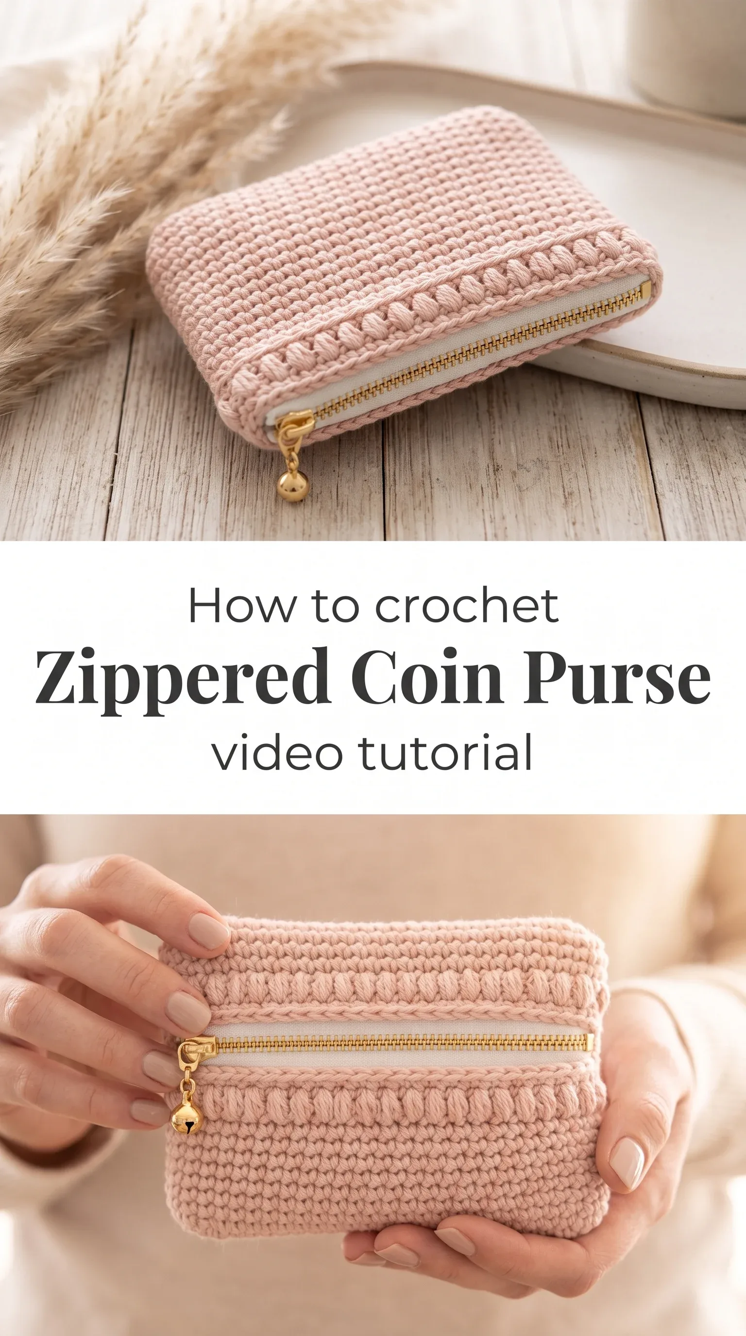 Crochet Zippered Coin Purse: A Charming Mini Accessory